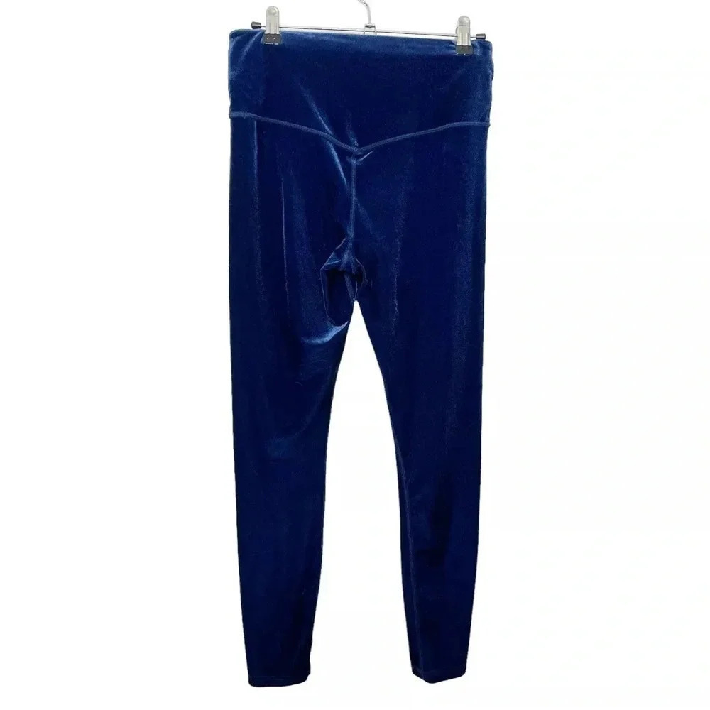 ATHLETA ELATION VELVET TIGHT BLUE SCARO SIZE XS - Picture 5 of 9